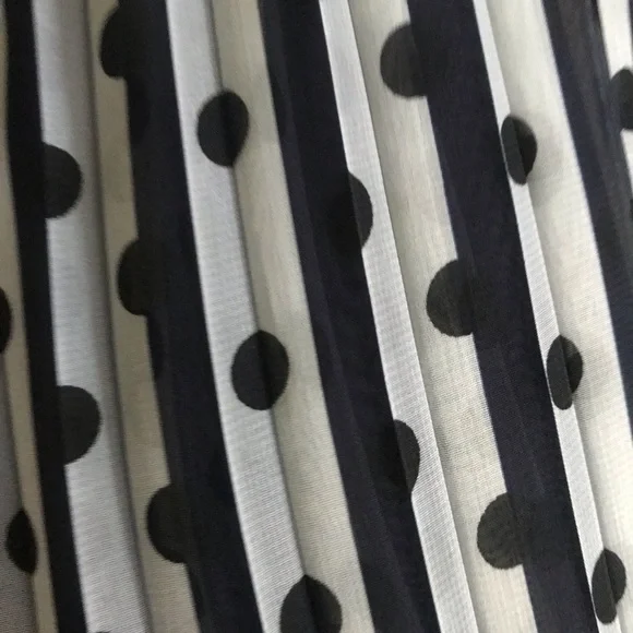 Polka-Dot Pleated Beach Coverup - Picture 3 of 5